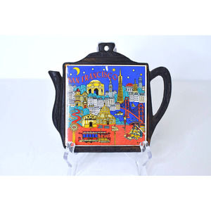 Vintage San Francisco Tile and Iron Trivet